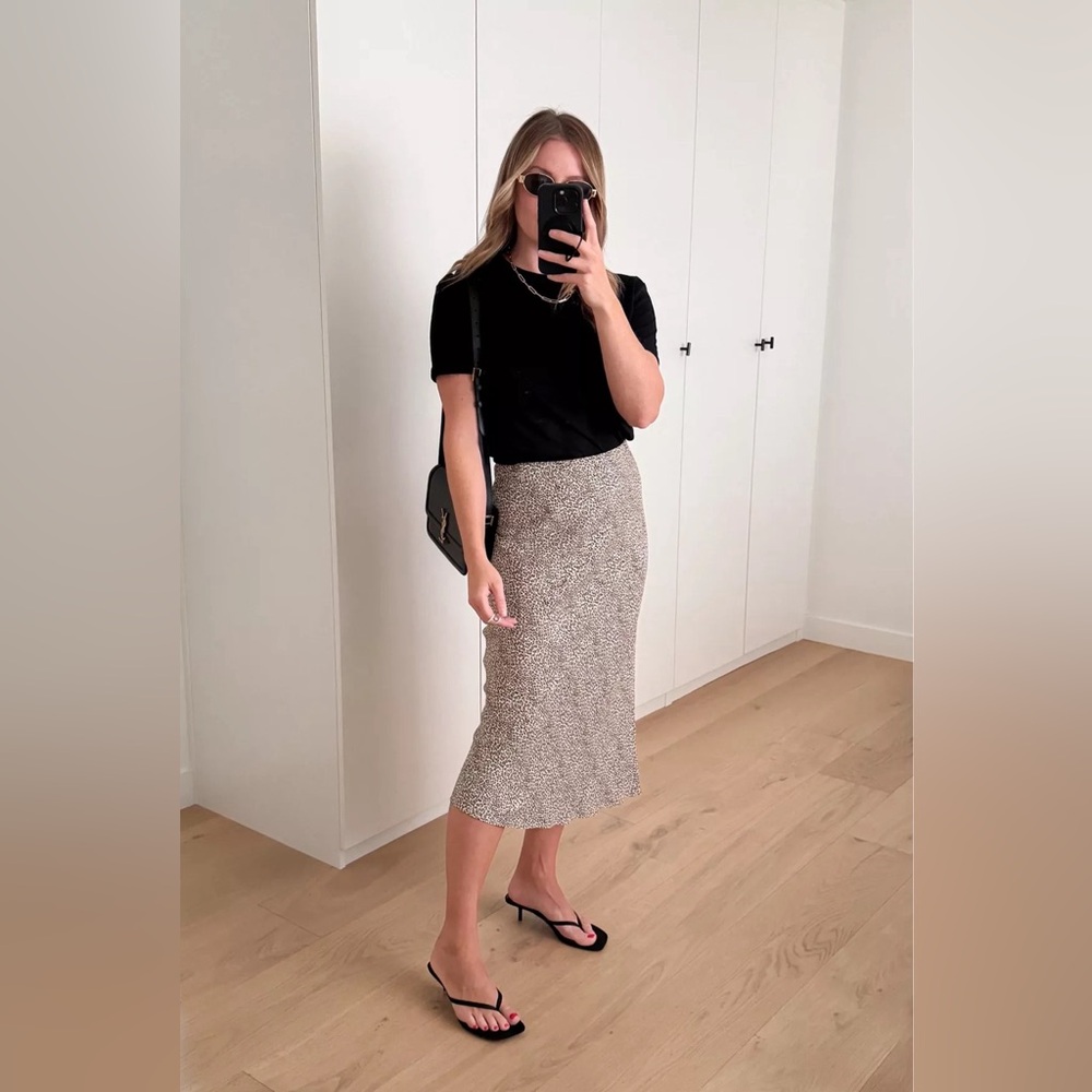 Jenni Kayne | Leopard Slip Skirt | Small
